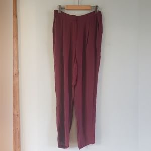 Massimo Dutty Dress Pants Burgundy Sz 8